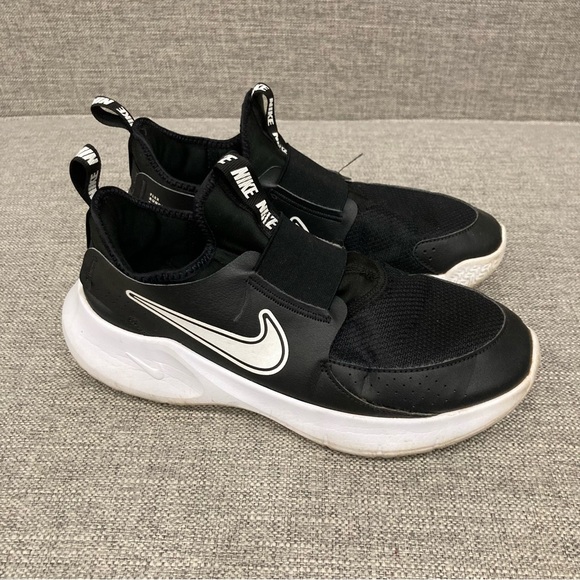 Nike Other - Nike Black and White Slip-On Sneakers 7Y